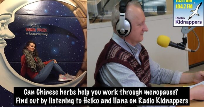 Menopause acupuncture on air